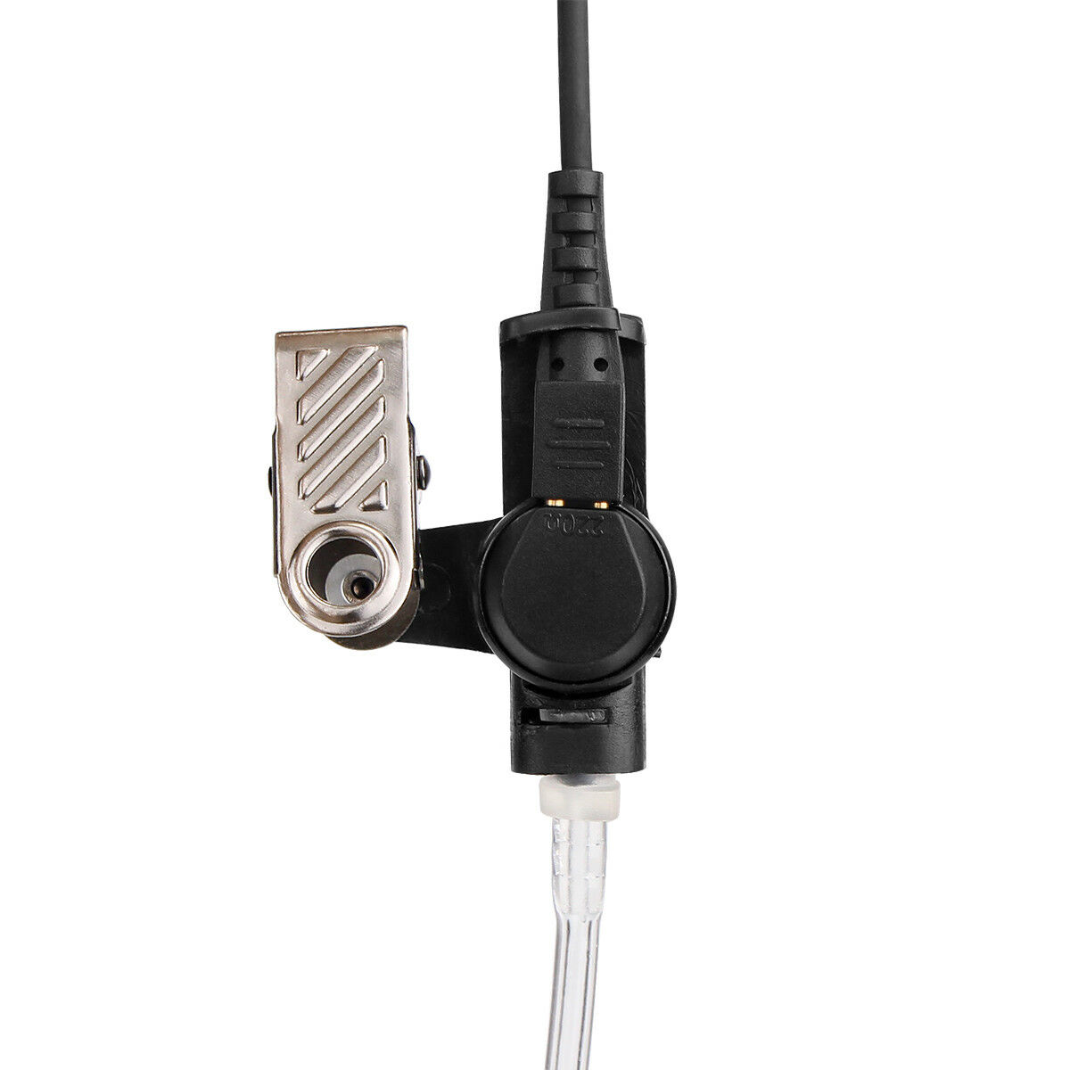 Big PTT 2-Wire Kenwood 2-Pin Covert Acoustic Tube Earpiece for Baofeng