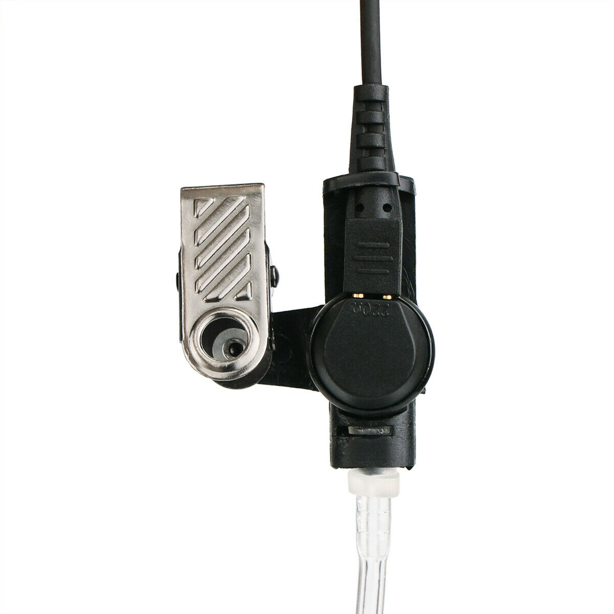 Big PTT 2-Wire Motorola 2-Pin Covert Acoustic Tube Earpiece for EP450