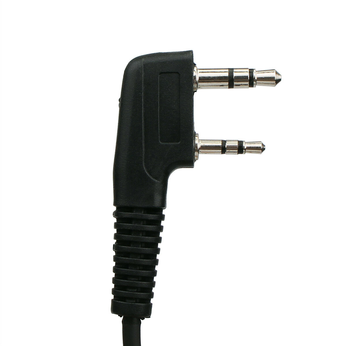 Kenwood 2-Pin Throat Mic Acoustic Tube Earpiece 2-Wire Finger PTT