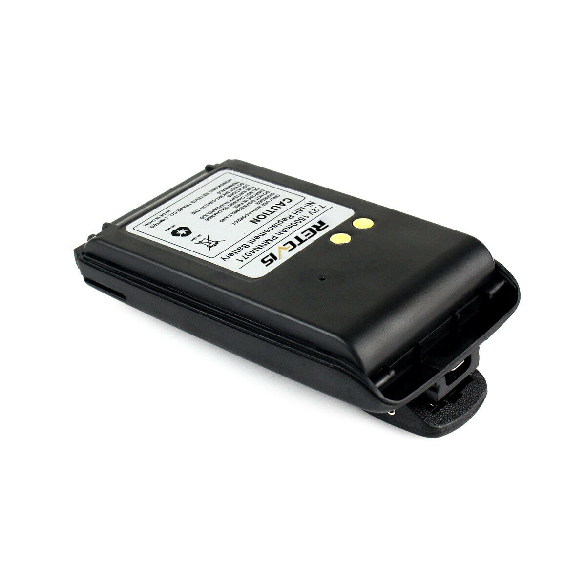 Rechargeable Ni-MH Battery 1500mAh with Belt Clip for Motorola Mag One BPR40 A8 Radio