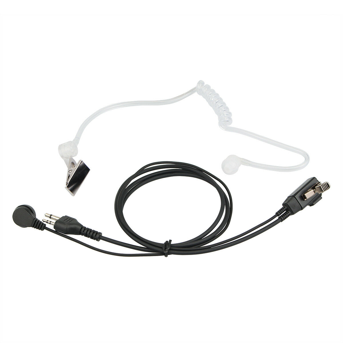 Midland Straight 2-Pin 1-Wire Covert Acoustic Tube Earpiece