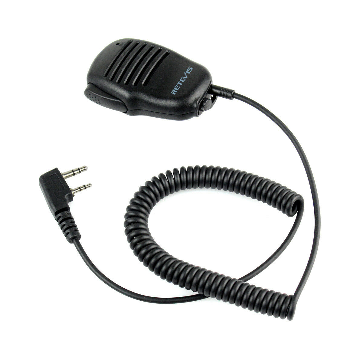 Mini Kenwood 2-Pin Remote Speaker Mic for Baofeng Retevis 2-Way Radios