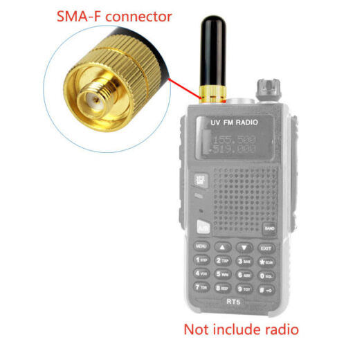 Stubby SMA-F Antenna VHF+UHF for BaoFeng Kenwood Retevis HYT