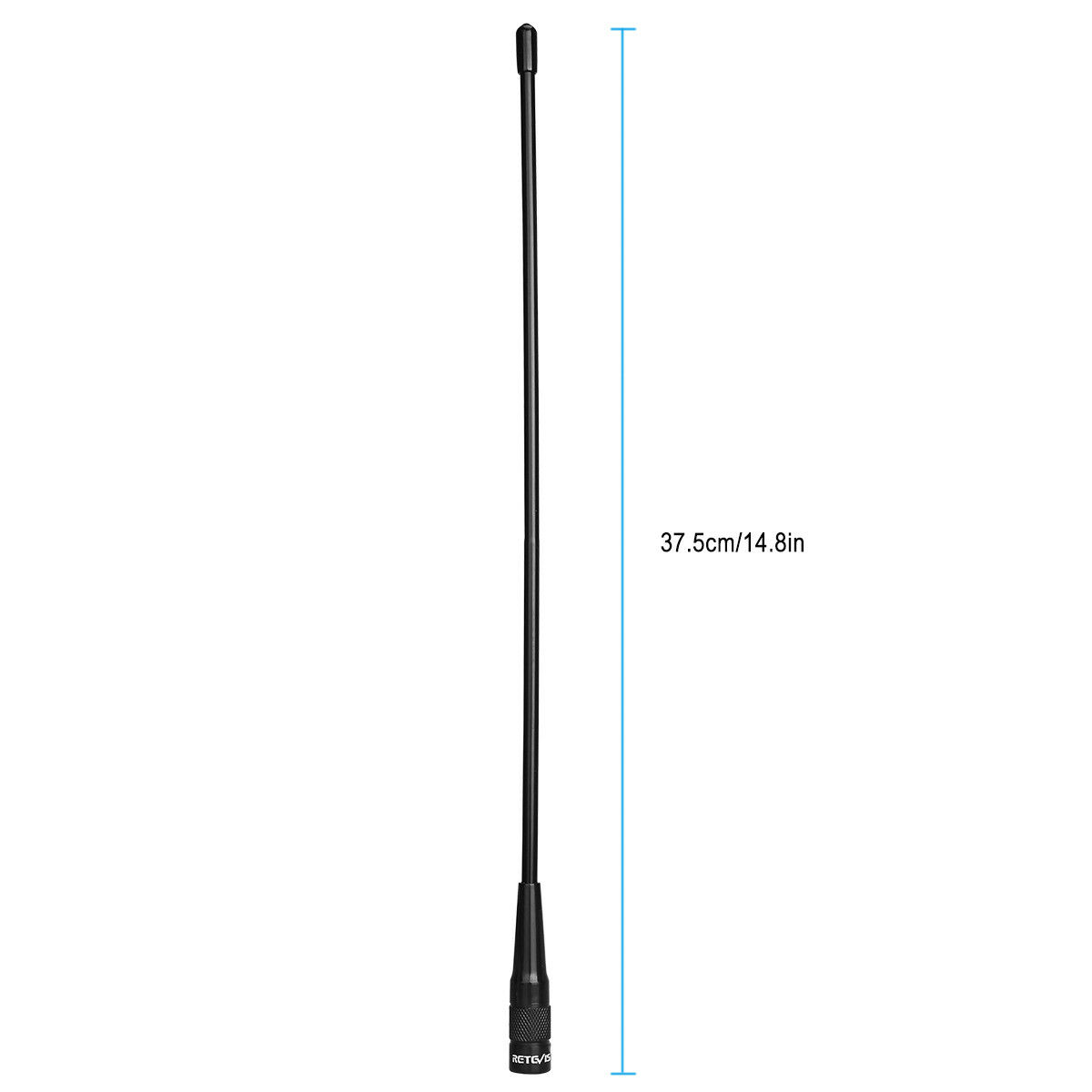 Retevis SMA-M Elite Flexible Whip Antenna 144/430MHz UHF/VHF