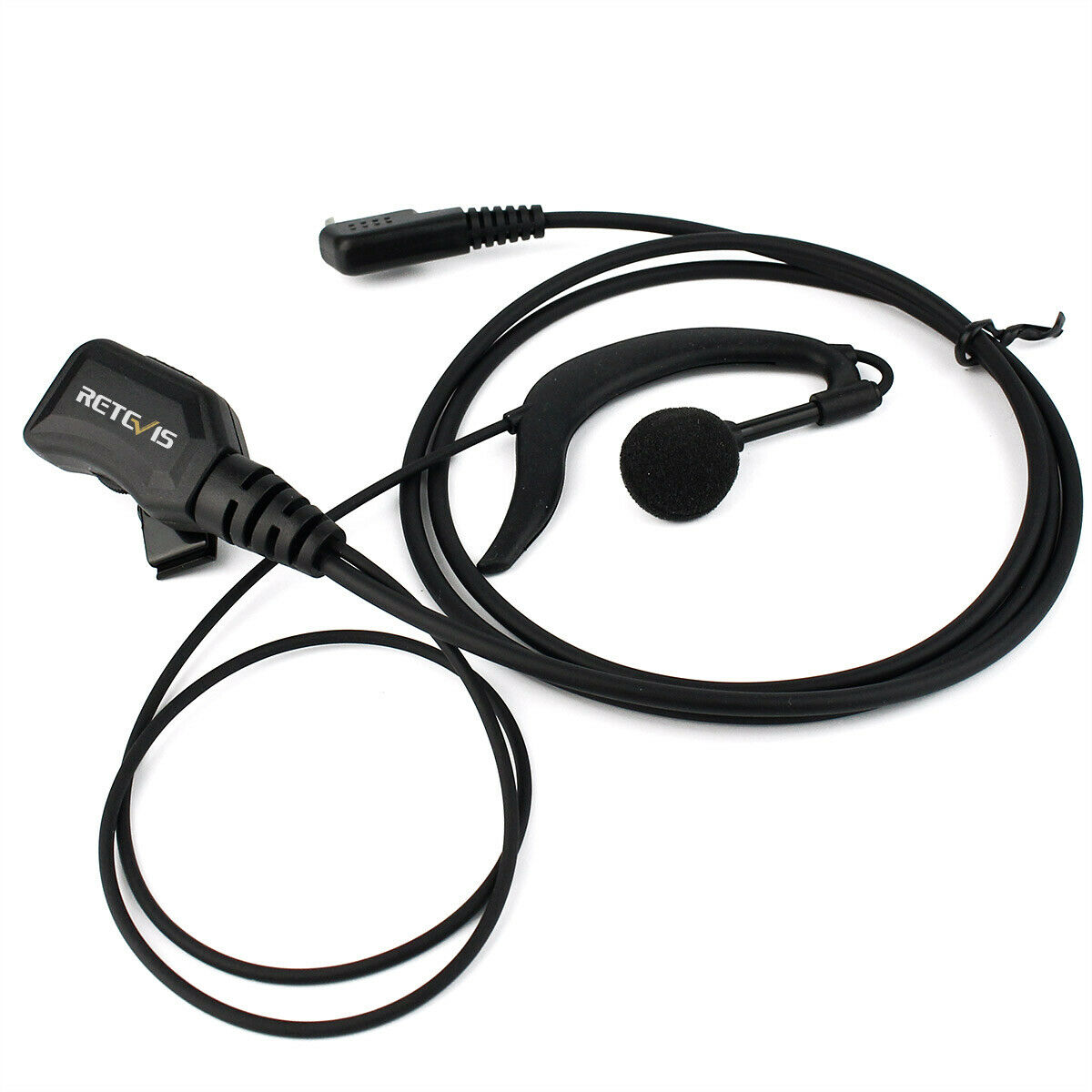 G-Style Earpiece Adjustable Volume 1-Wire PTT for Kenwood Radios