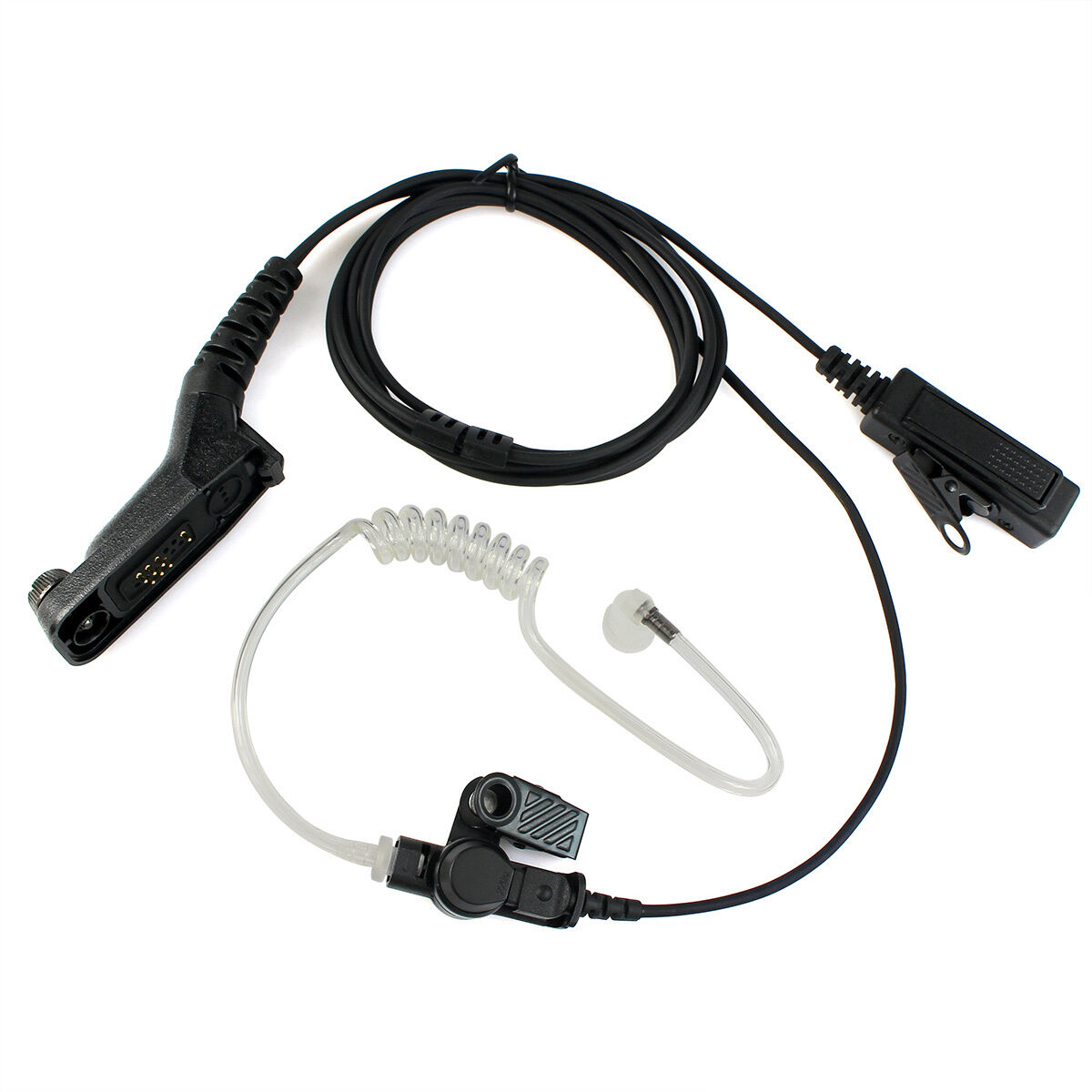 Large PTT Covert Acoustic Tube Earpiece 2-Wire for Motorola XiR P8628