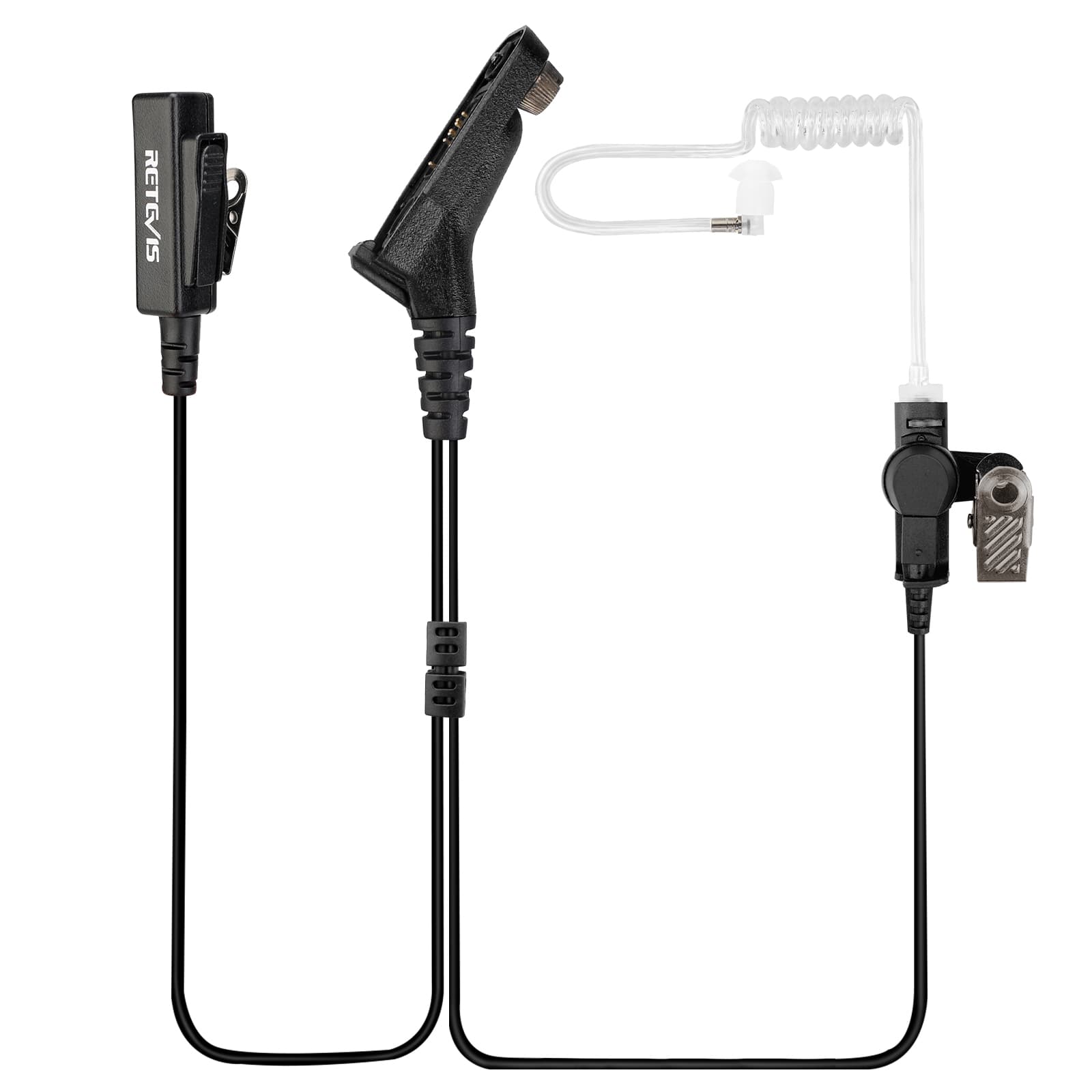 Retevis EAM201 Big PTT Covert Acoustic Tube Earpiece for Motorola XiR P8628