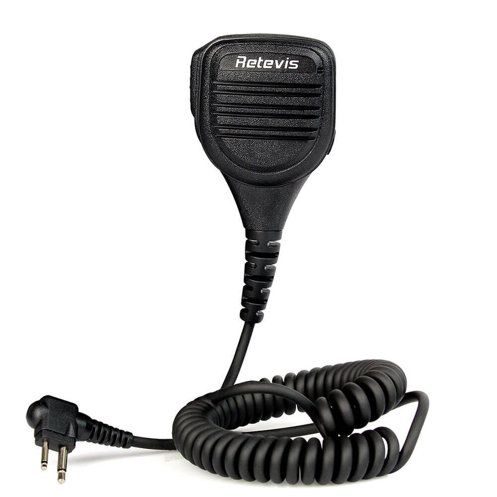 2Pin Speaker Mic with 3.5mm Audio Jack for Motorola Radio