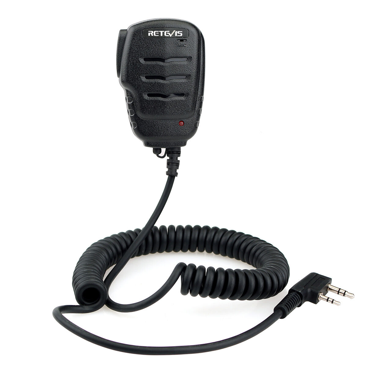 Lightweight Remote Speaker Mic with 3.5mm Jack for Kenwood 2Pin Radio
