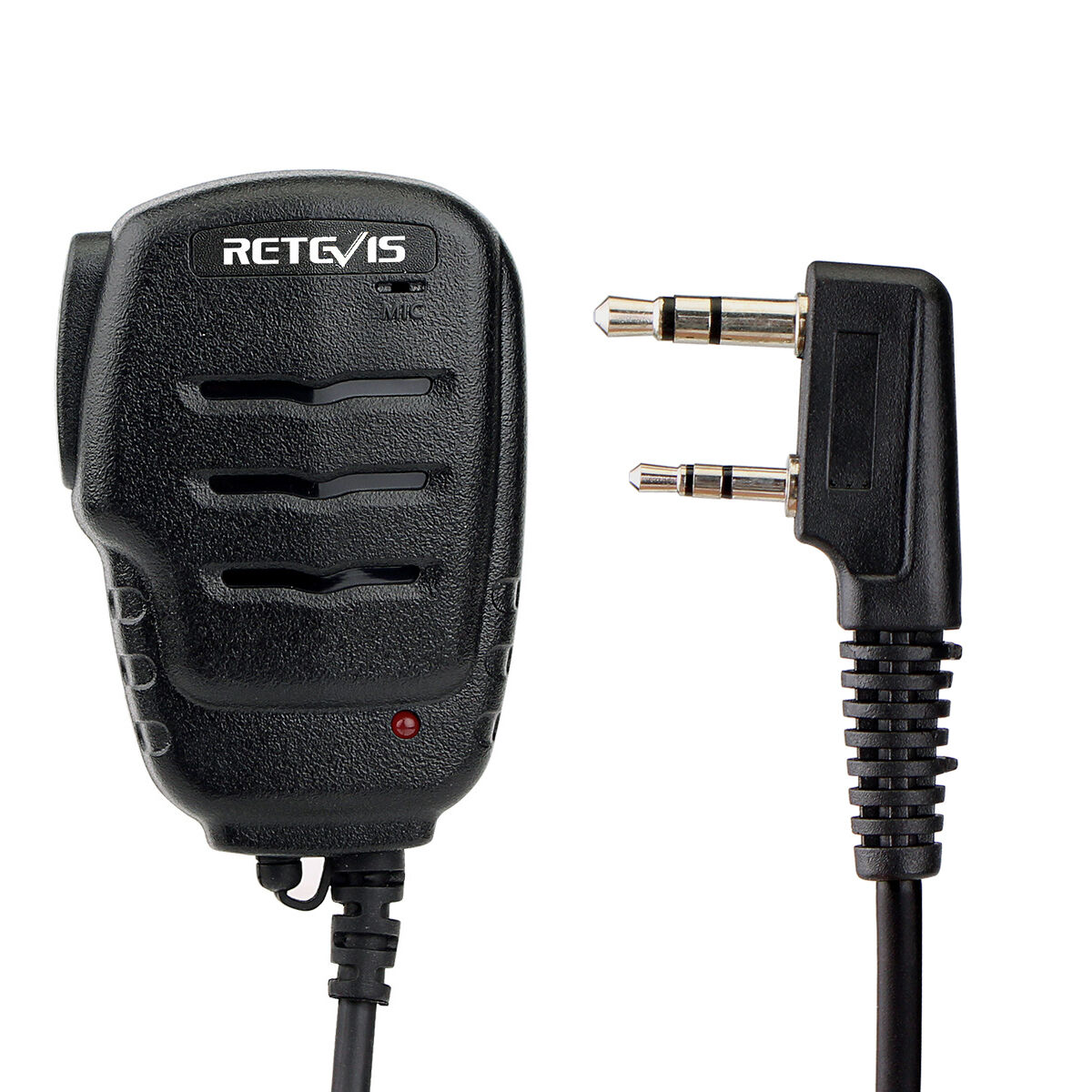 Lightweight Remote Speaker Mic with 3.5mm Jack for Kenwood 2Pin Radio