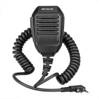 Retevis HK005 Heavy Duty Remote Speaker Mic PTT Kenwood 2-Pin