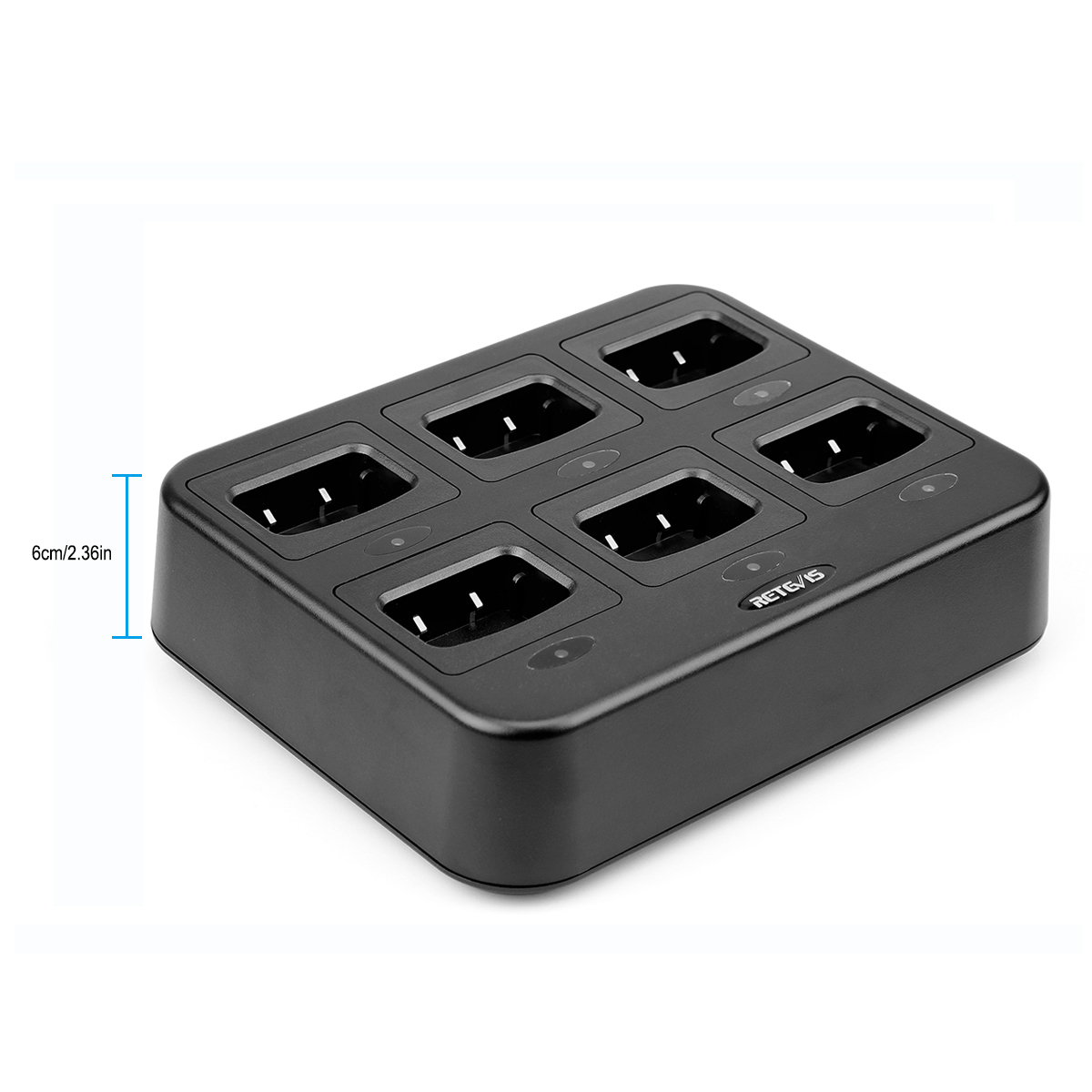 RTC777 6-Bank Multi-Unit Charger for Retevis H777 Baofeng 888S