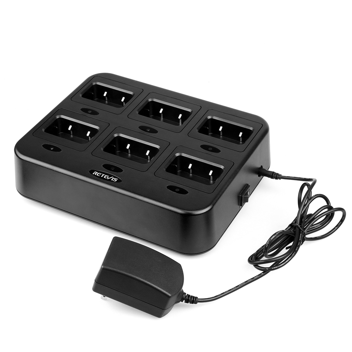 Retevis RTC21 Six-Bank Multi-Unit Battery Charger for RT21 RT24