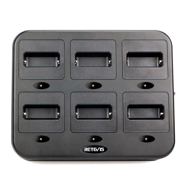 RTC22 6-Unit Multi Battery Charger for Retevis RT22 RB19 RB619