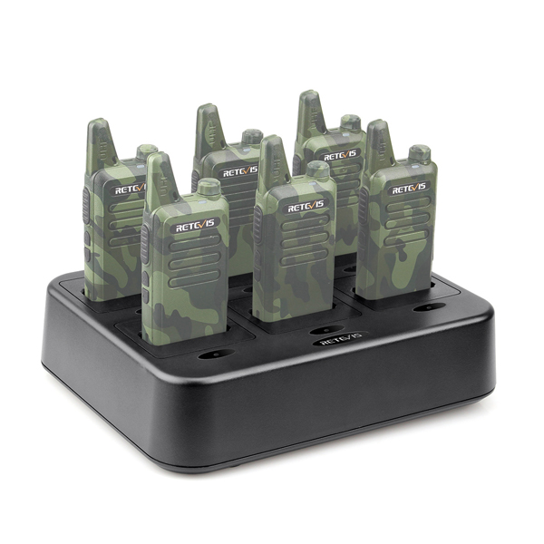 RTC22 6-Bank Multi-Charger for Retevis RT22 RB19 RB619