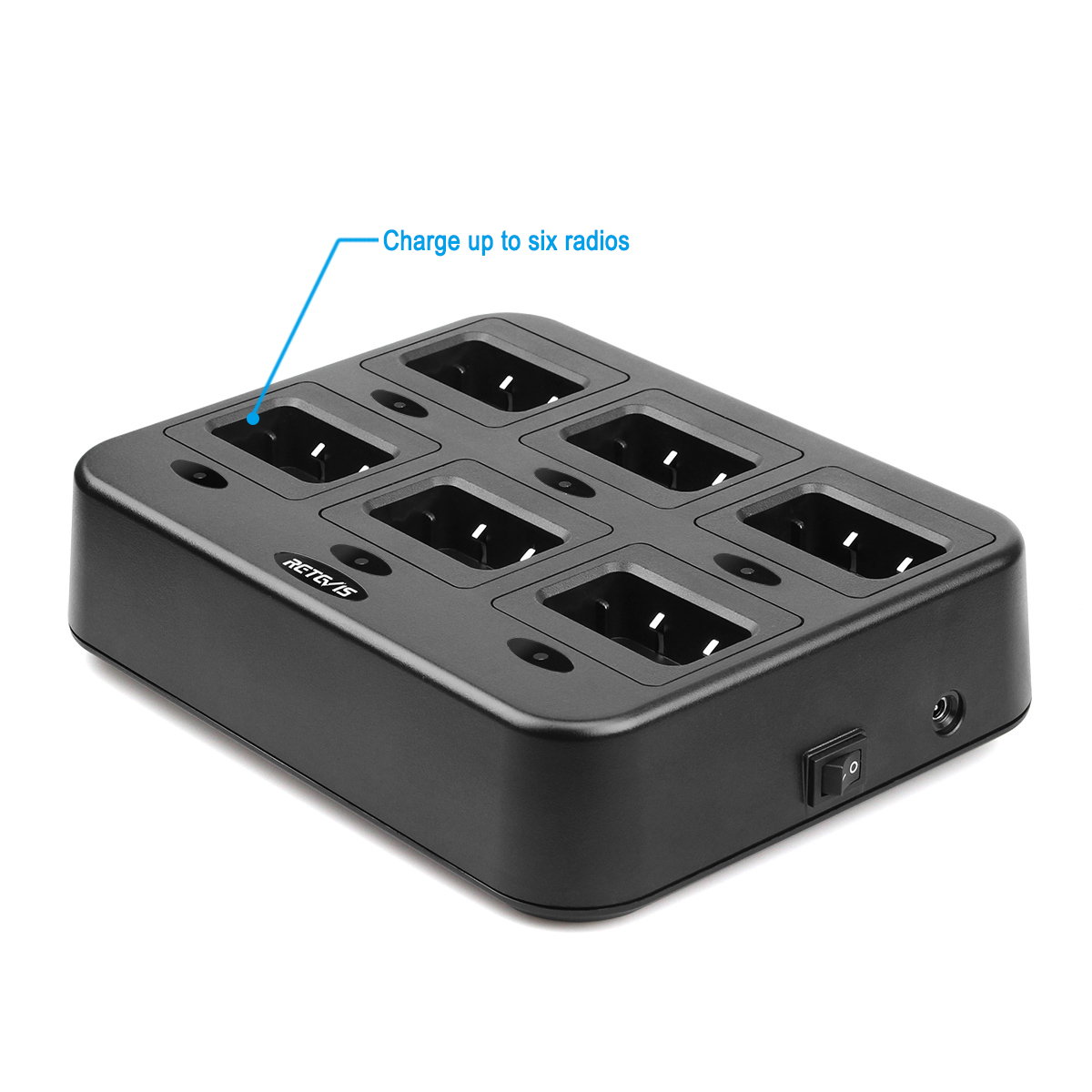 RTC27 6-Bank Multi-Unit Charger for Retevis RT27 RT27V