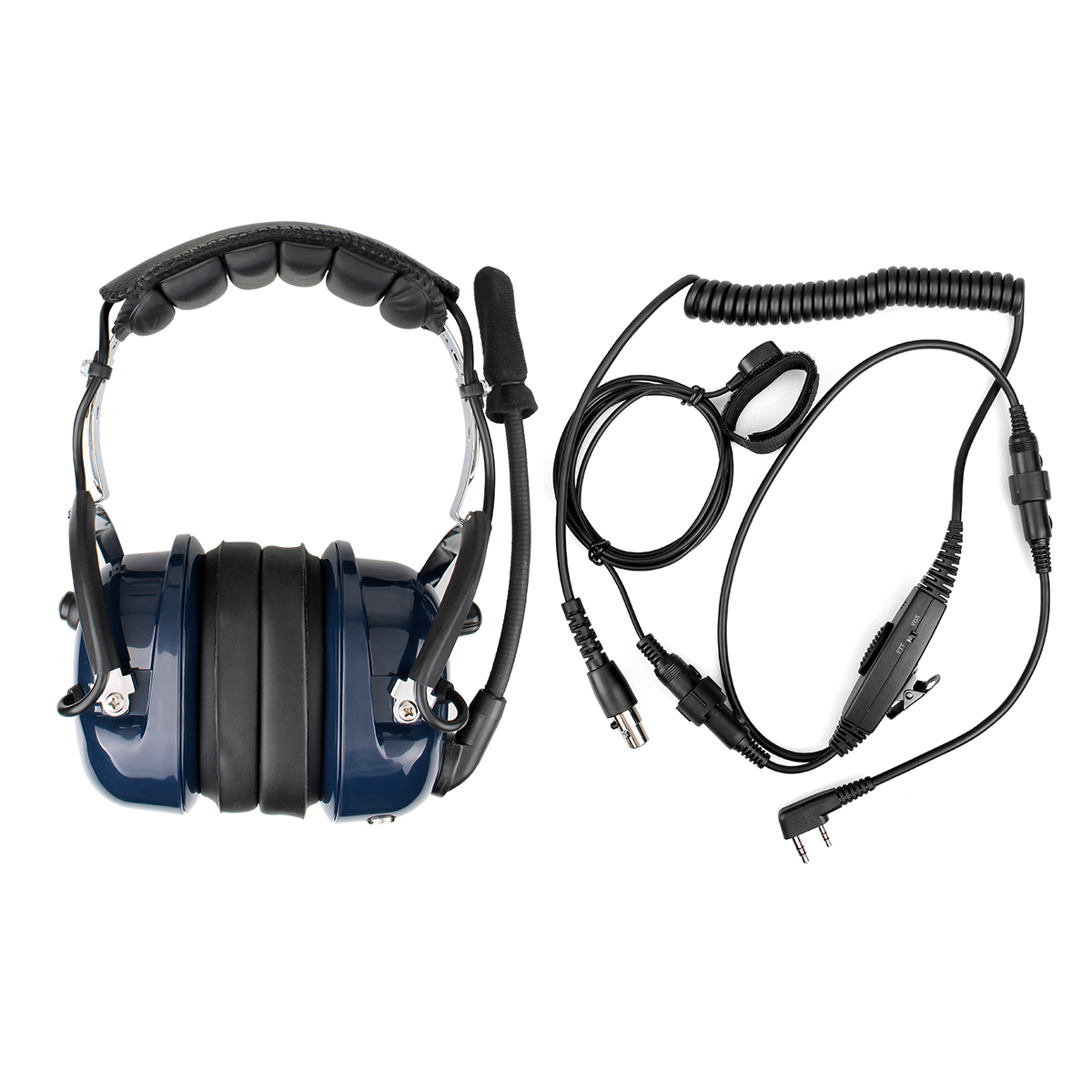 EH050K Noise-Canceling Aviation Headset 2-Wire Detachable