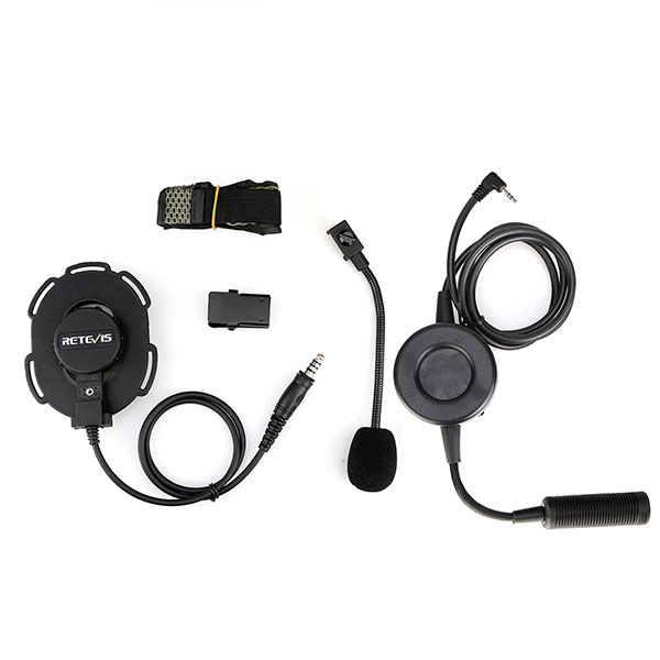 2.5mm Tactical Headband Headset Single Earmuff for Motorola Talkabout