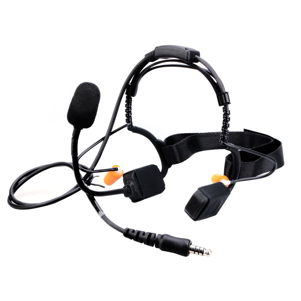 EB020K Temple Bone Conduction Headset Noise Reduction Mic