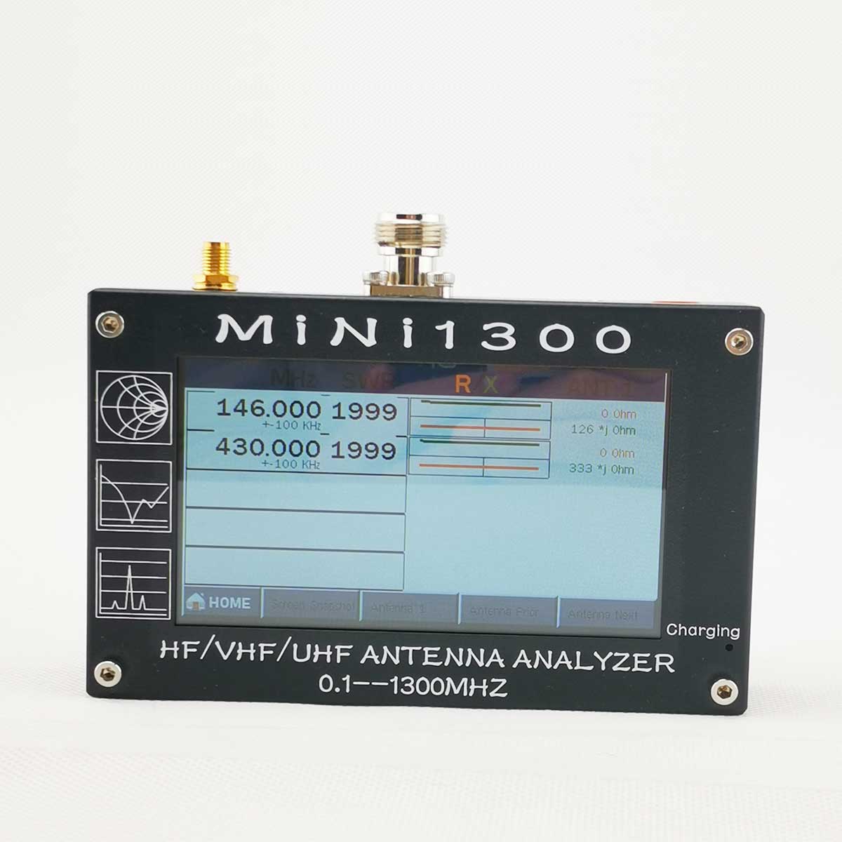 Mini1300 HF/VHF/UHF 0.1-1300MHz SWR Antenna Analyzer
