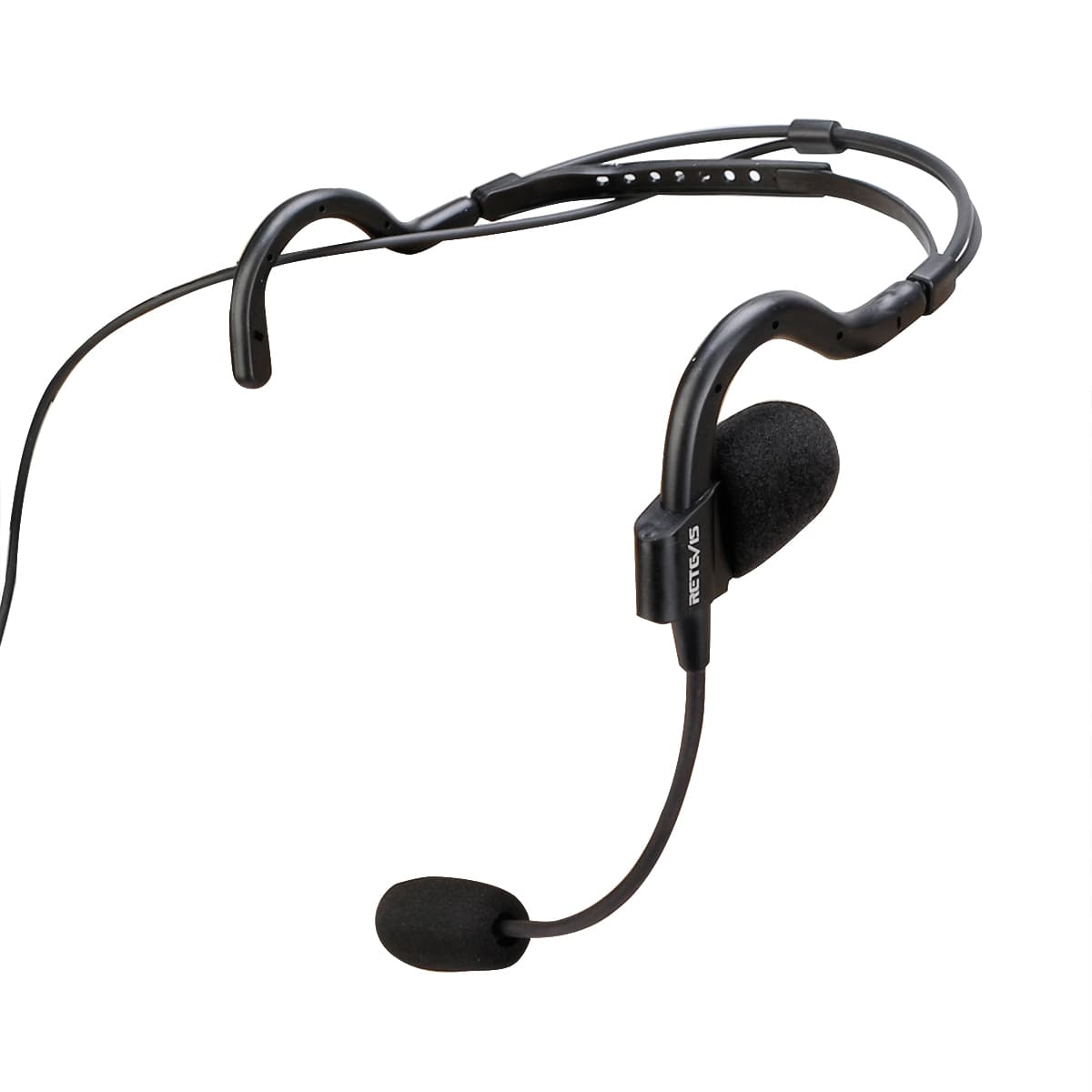 Single Speaker Behind-the-Head Headset Dual Heavy Duty IP54 PTT