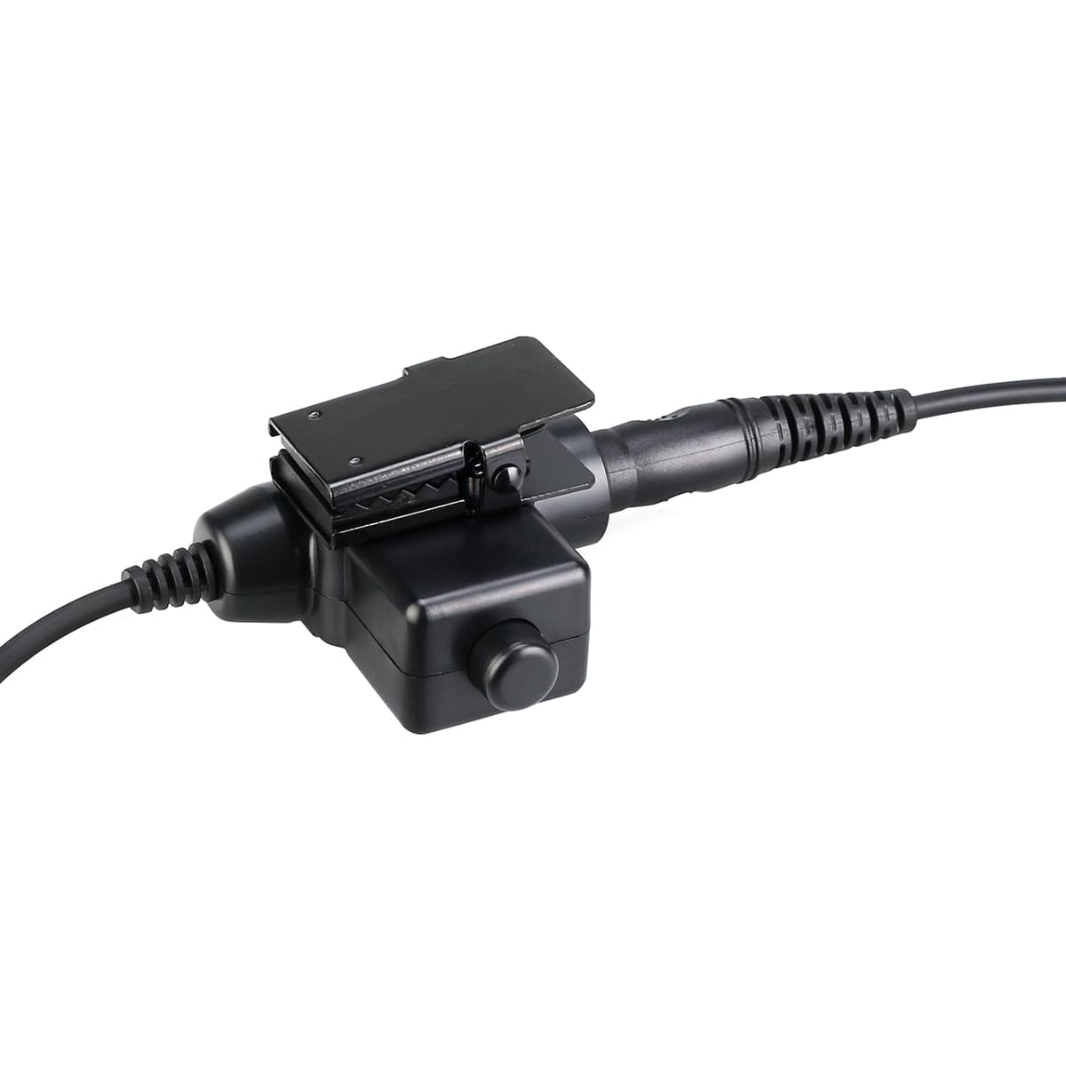 Tactical Adjustable Band Throat Mic U94 PTT Kenwood 2Pin