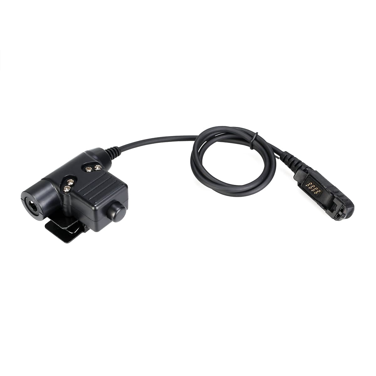 Motorola XiR P6600 Tactical Adjustable Band Throat Mic U94 PTT