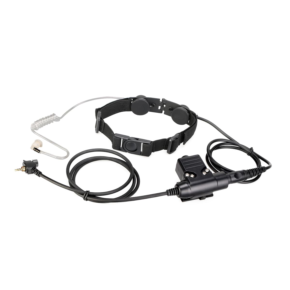 Motorola MTP850 Tactical Adjustable Band Throat Mic U94 PTT