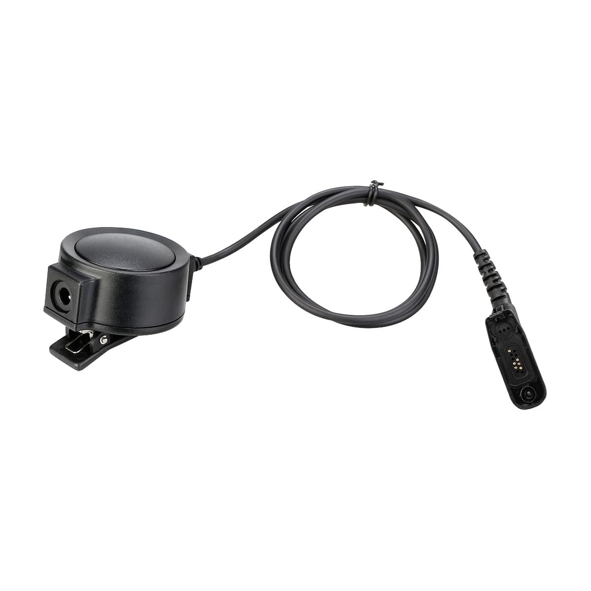 Motorola XiR P8268 Tactical Adjustable Band Throat Mic Round PTT