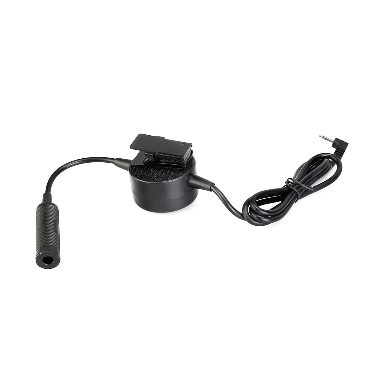 Shooting Adjustable Neckband Throat Mic Substitutable Plug