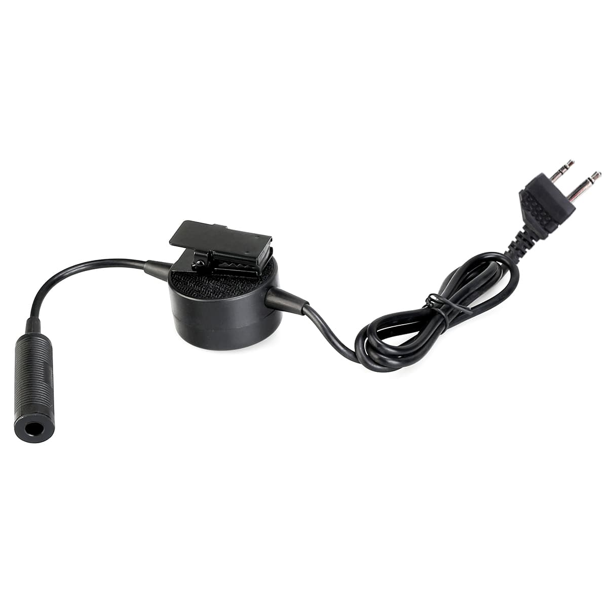 Tactical Throat Microphone IP54 PTT for Midland 2Pin Radio