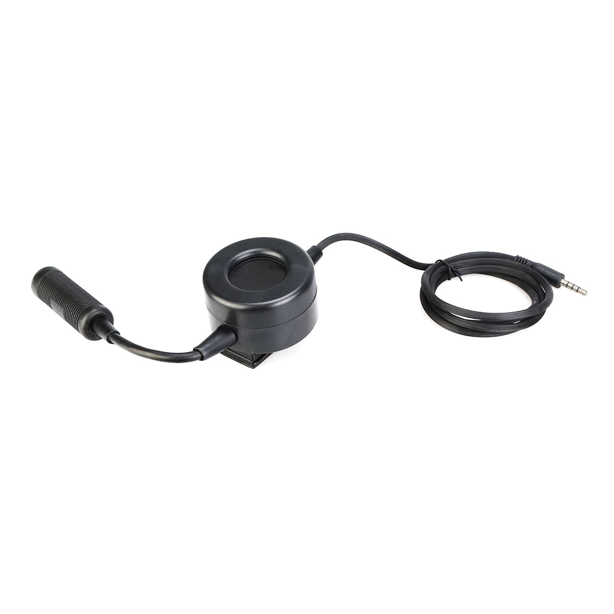 Shooting Adjustable Neckband Throat Mic Substitutable Plug