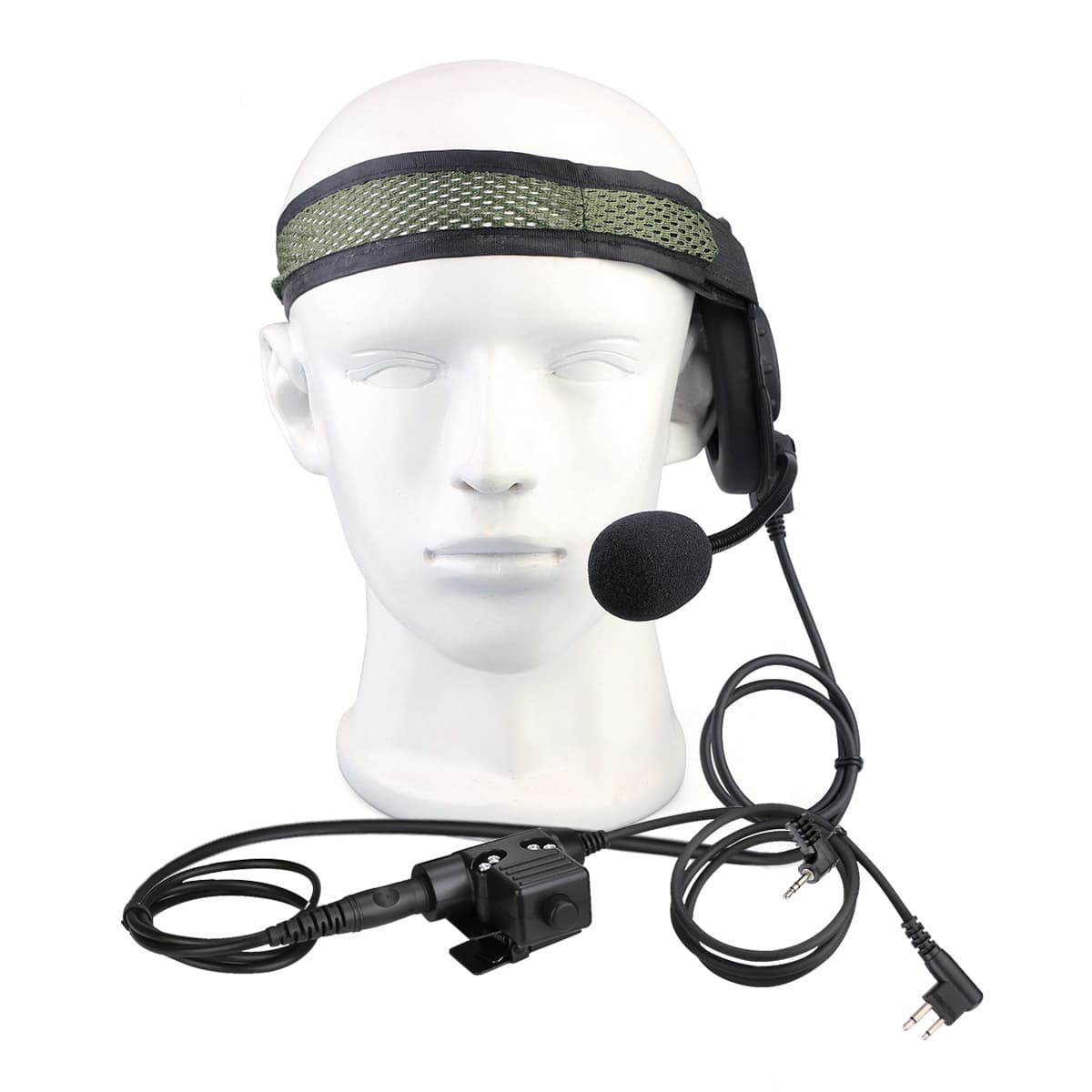 Headband Style Headset for Hard Hat