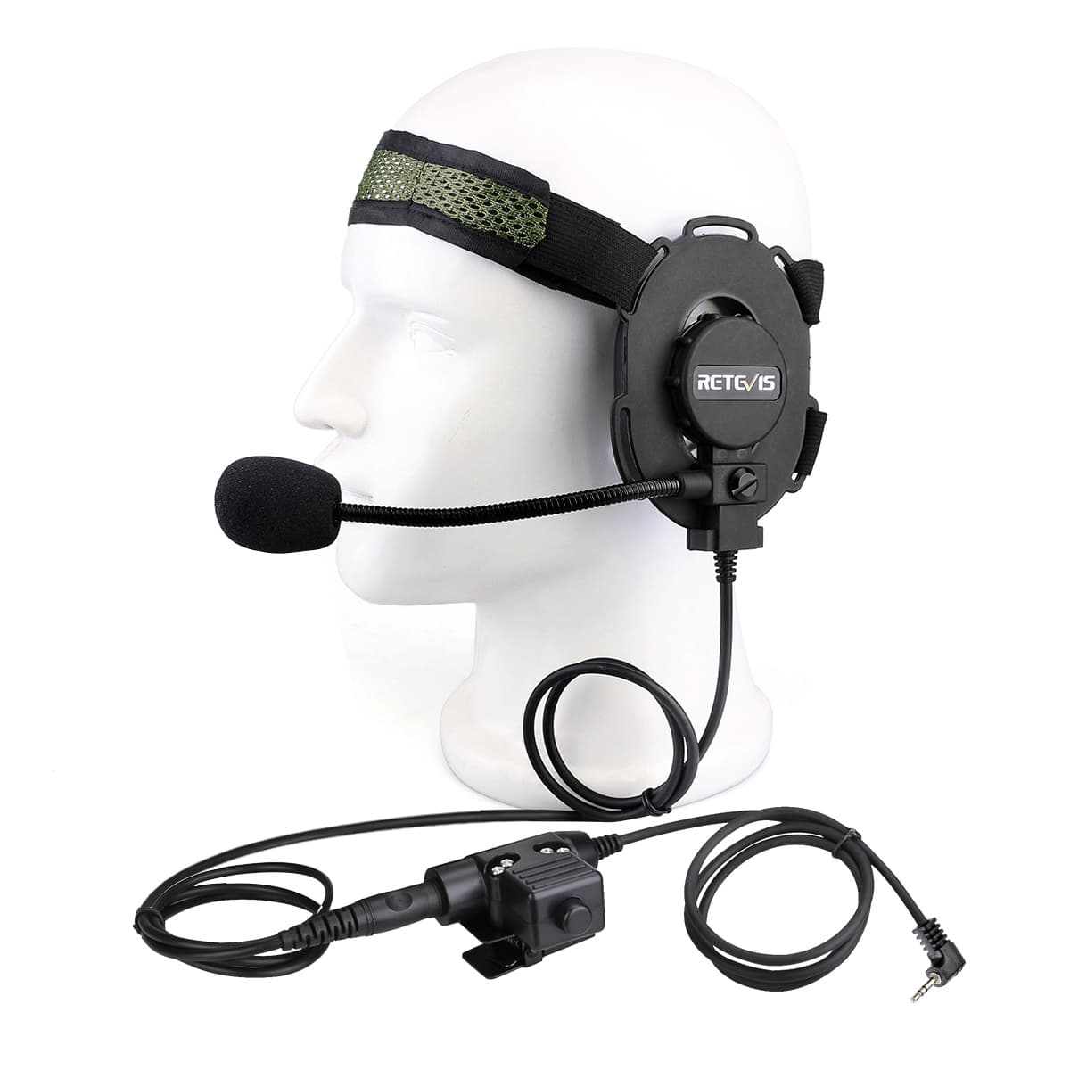 Single Earmuff Headset for Motorola T6200