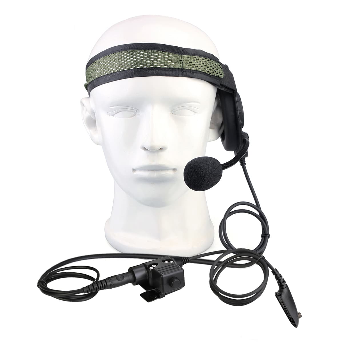 Headband Style Headset for Hard Hat