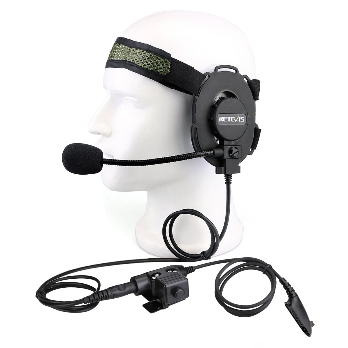 Single Earmuff Headset for Motorola GP328