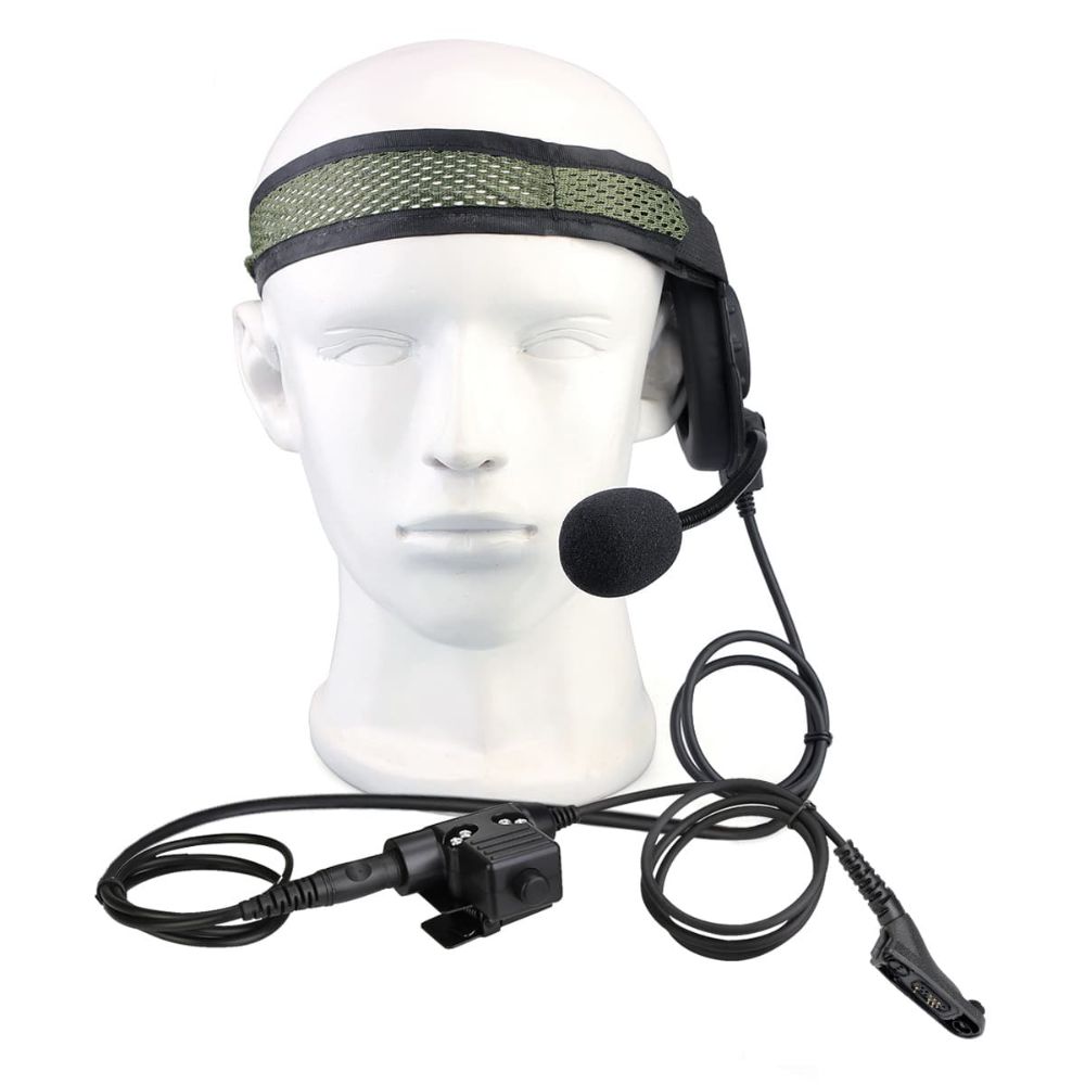 Motorola XiR P8268 Tactical Single Earmuff Headset U94 PTT