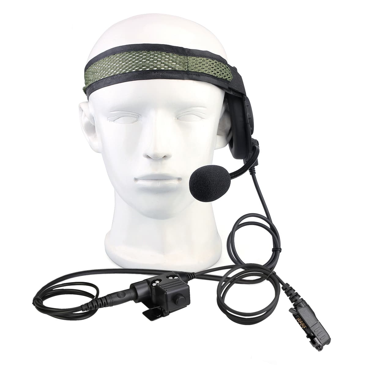 Headband Style Headset for Hard Hat