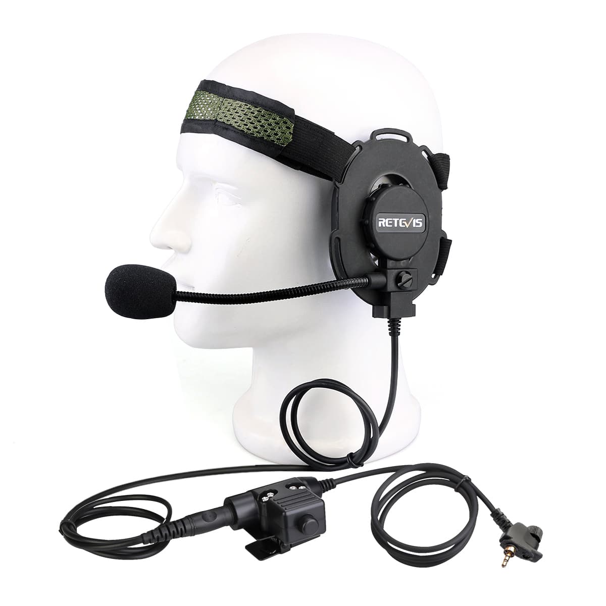 Single Earmuff Headset for Motorola MTP850