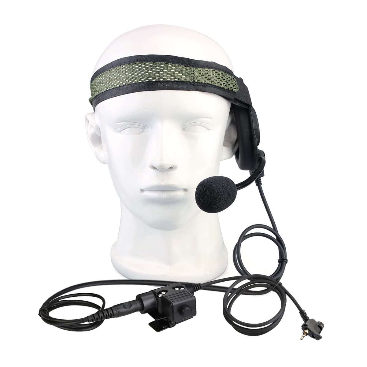 Headband Style Headset for Hard Hat