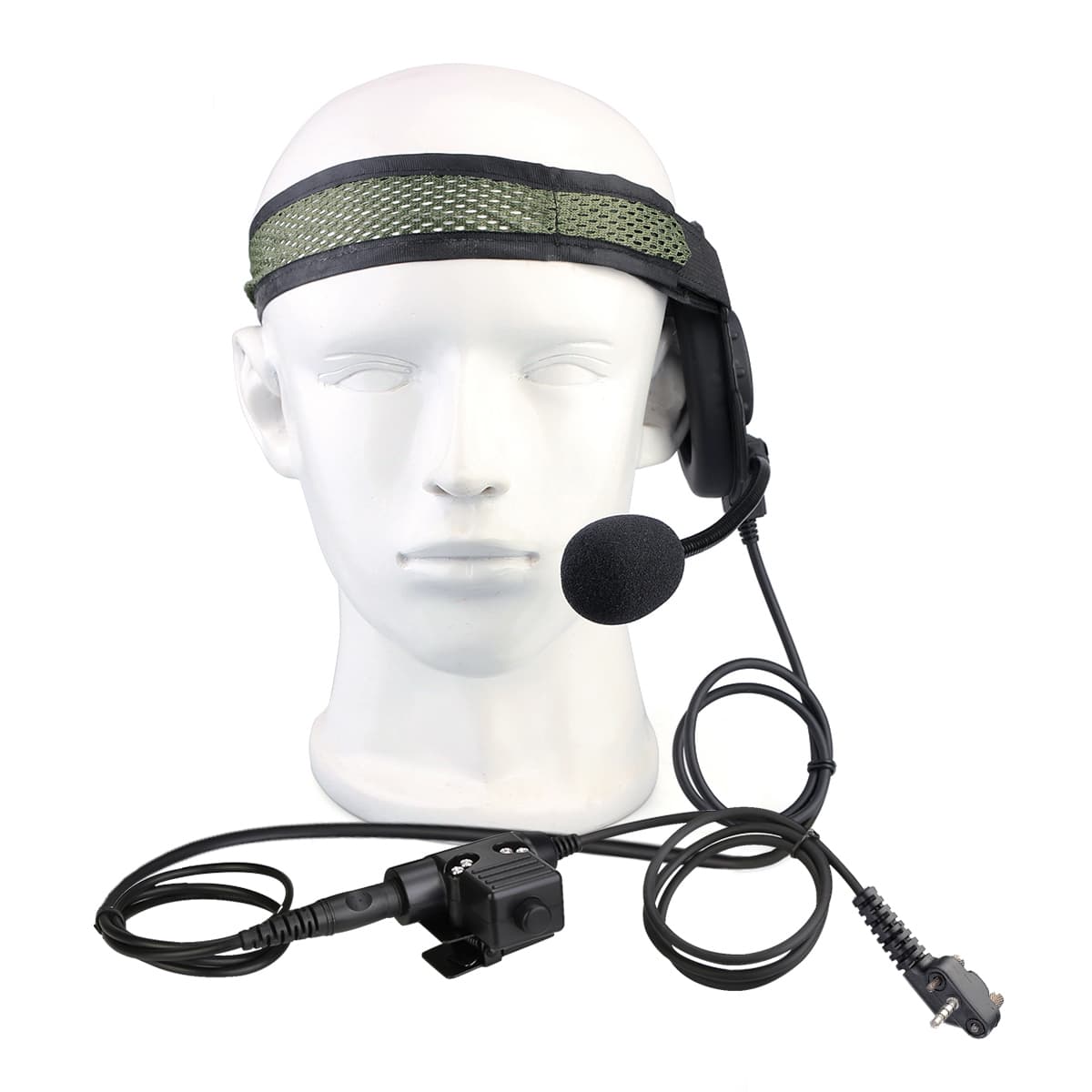 Headband Style Headset for Hard Hat