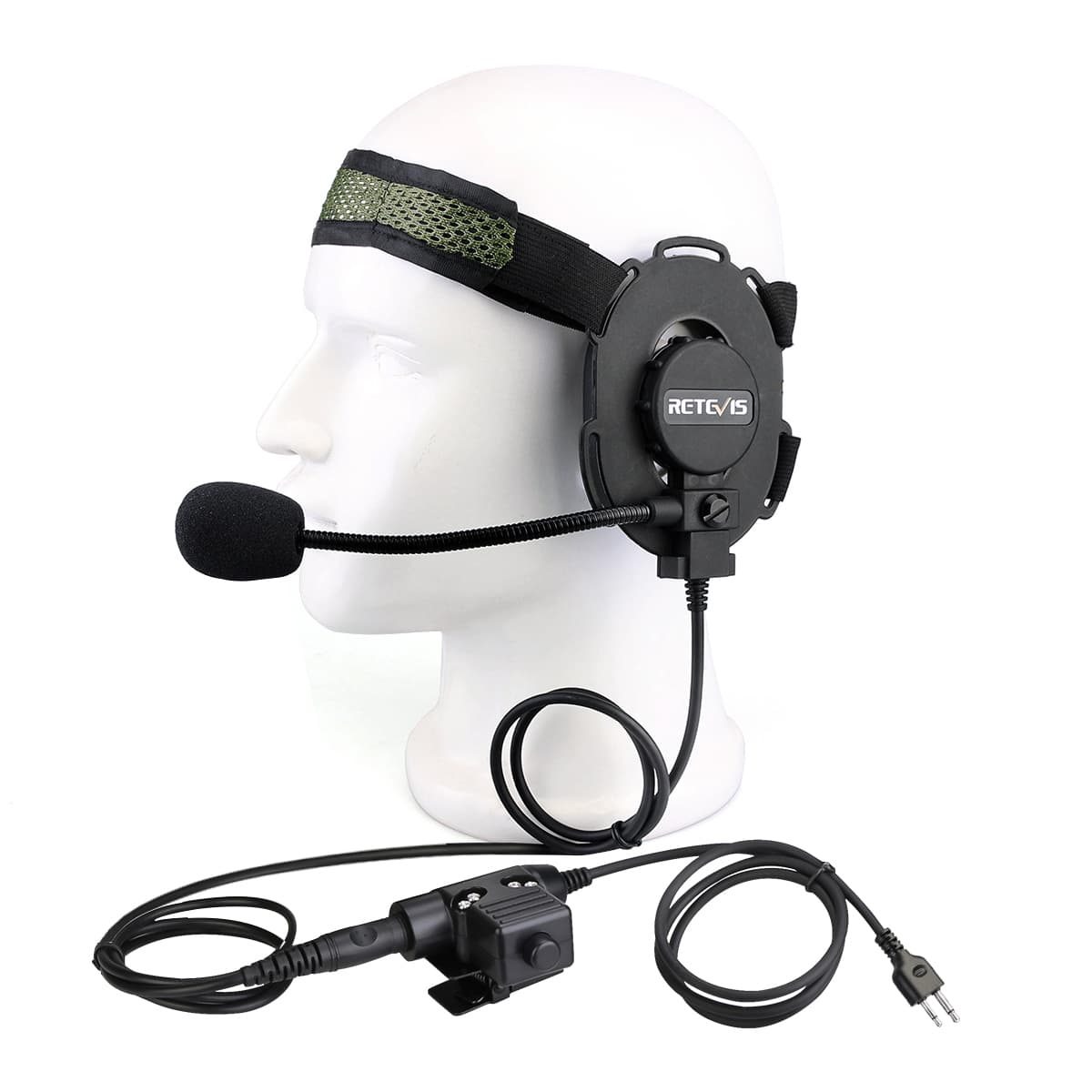 Single Earmuff Headset for ICOM IC-F3