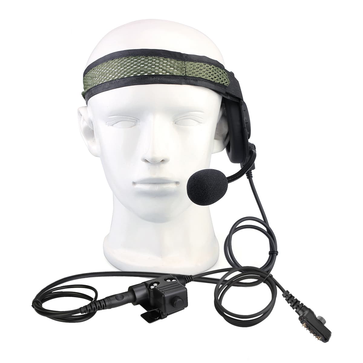 Headband Style Headset for Hard Hat