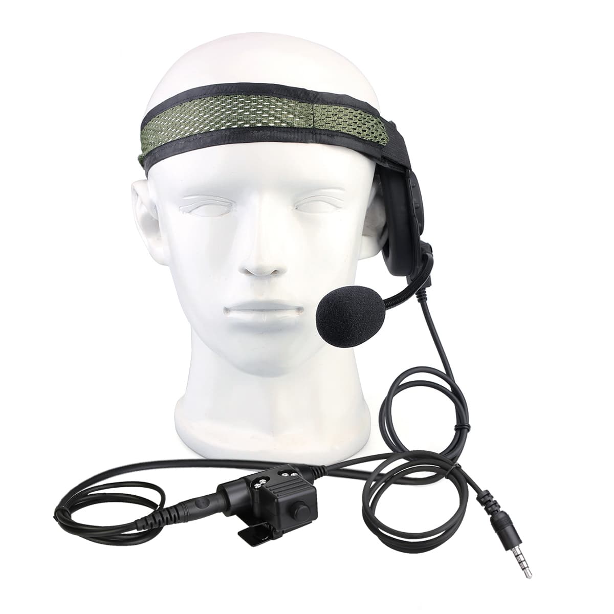 Headband Style Headset for Hard Hat