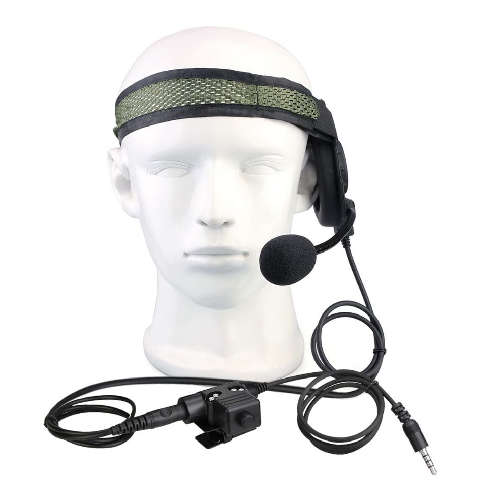 3.5mm Phone Tactical Single Earmuff Headset U94 PTT