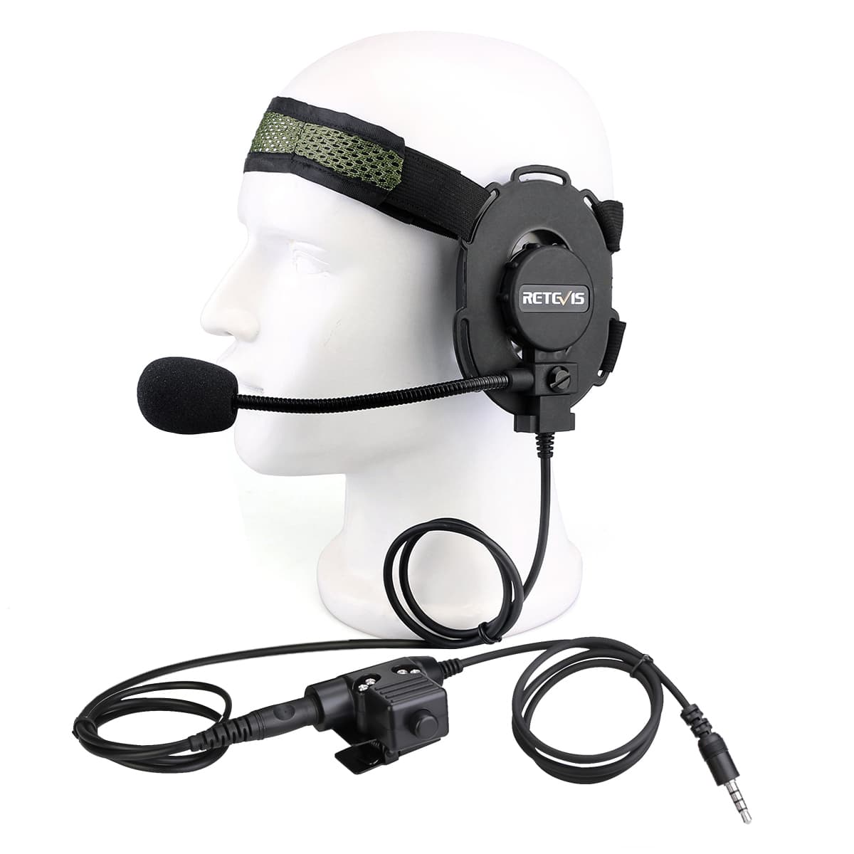 Single Earmuff Headset for Cellphone