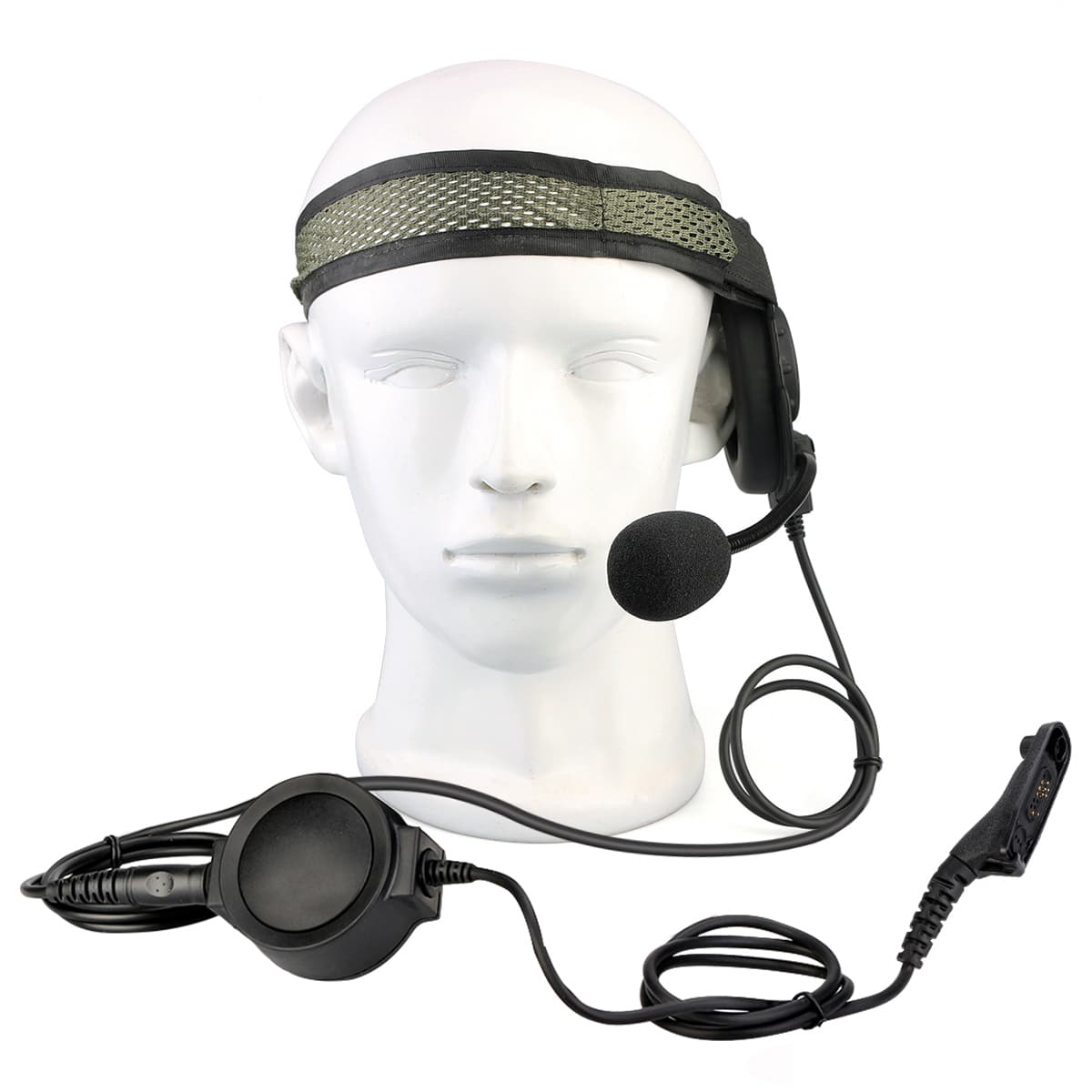 Headband Style Headset for Hard Hat