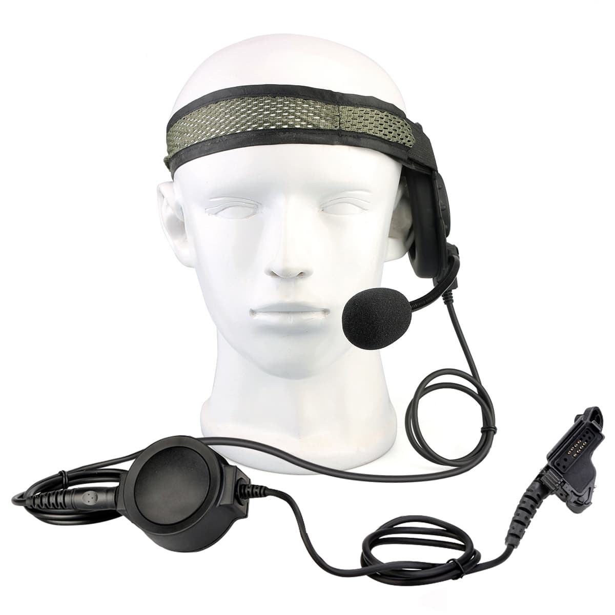 Single Earmuff Headset for Motorola HT1000