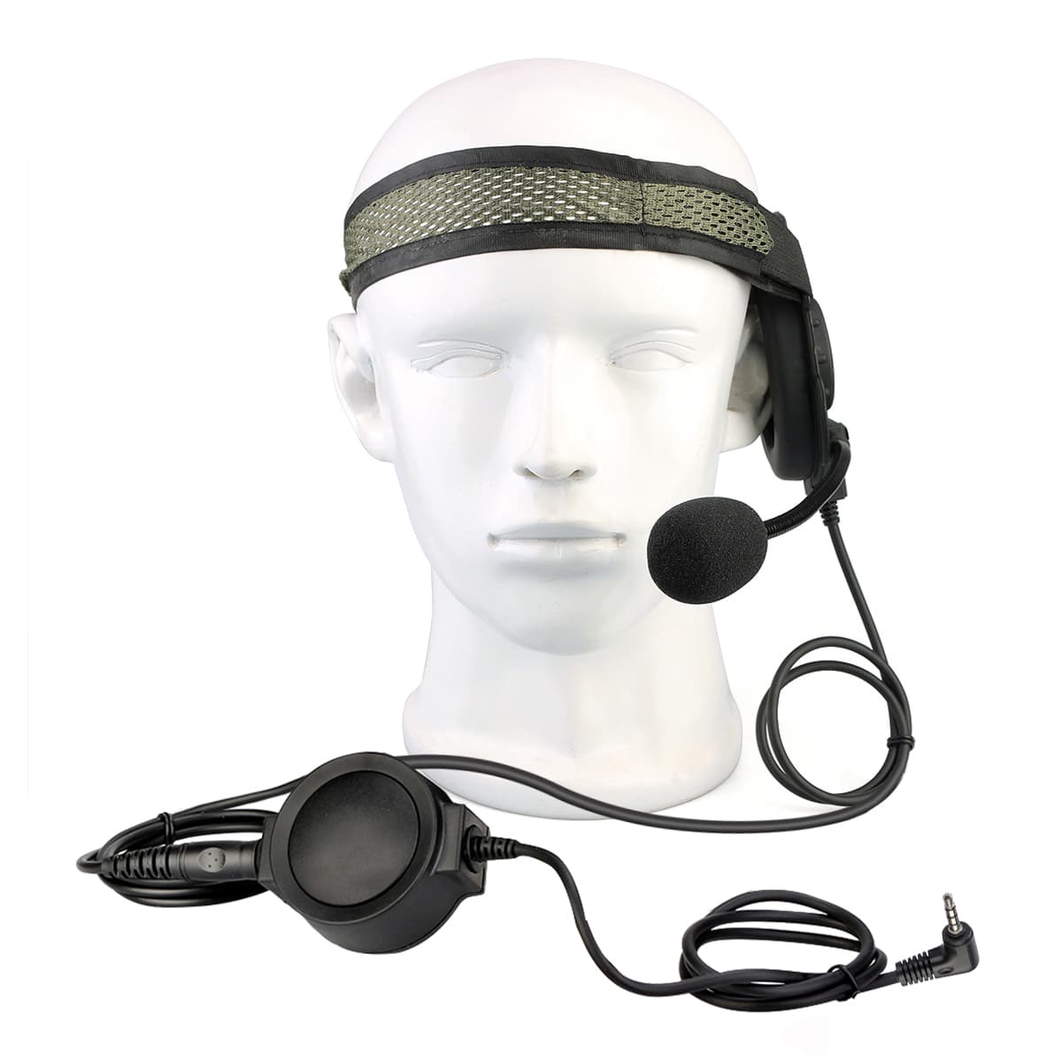 Headband Style Headset for Hard Hat