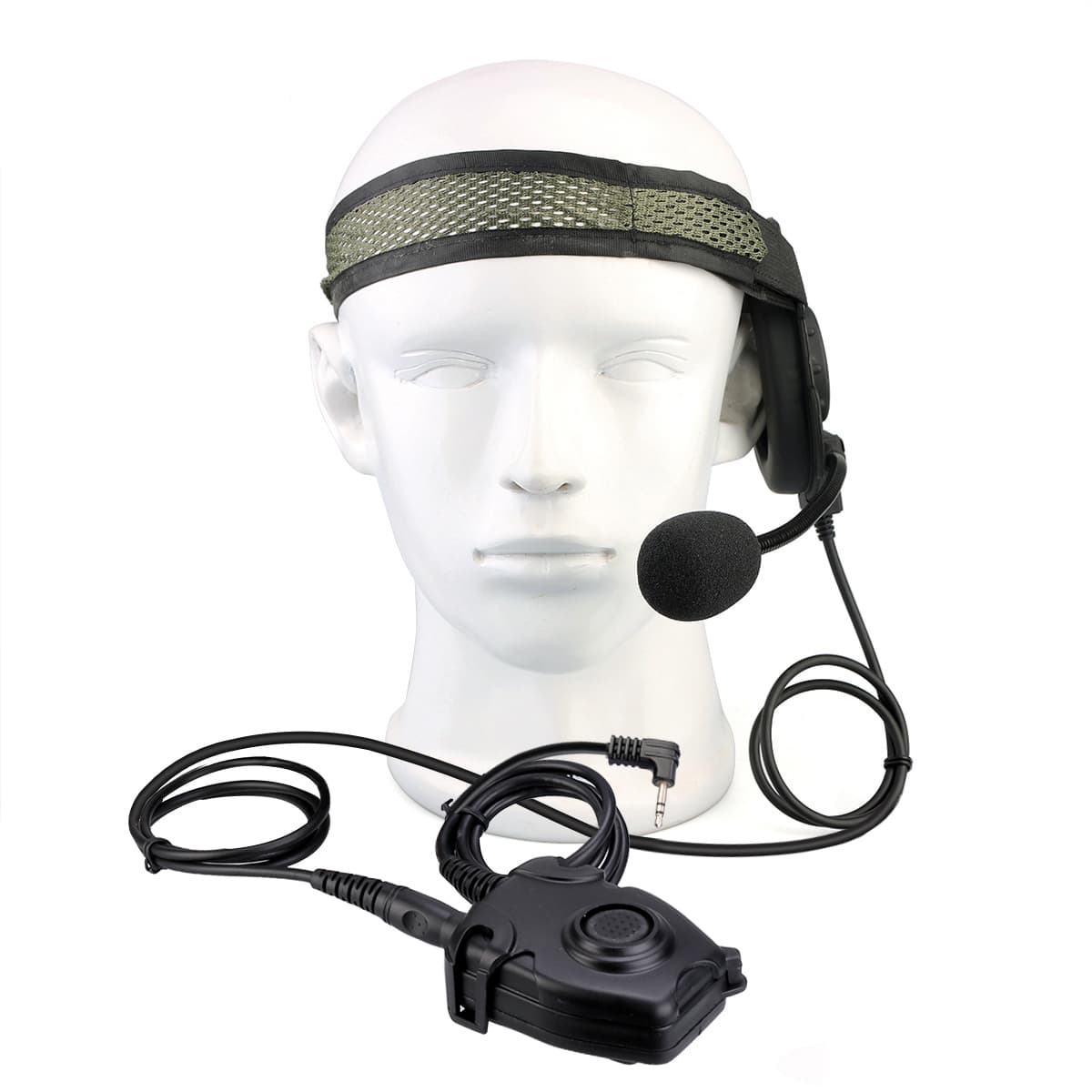 Headband Style Headset for Hard Hat